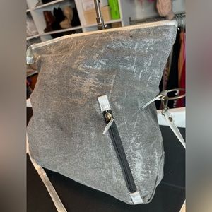 Large silver bag